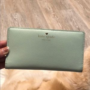 Kate Spade Mint green wallet